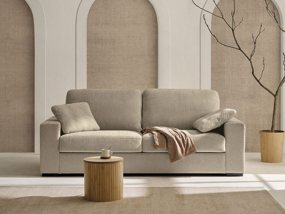 Sofá cama personalizable Bari fabricado en España por Mopal Tapizados. Foto 2