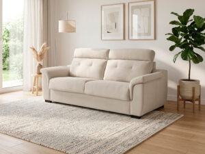Sofá cama personalizable Zaira fabricado en España por Mopal Tapizados. Foto 2