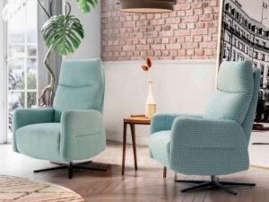 Sillón relax personalizable Mercury fabricado en España por Tapicerías Navarro. Foto 4