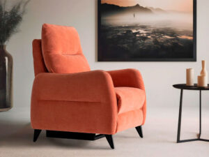 Sillón relax personalizable Oliver fabricado en España por Tapicerías Navarro. Foto 4