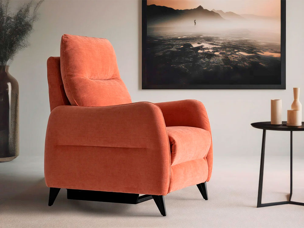 Sillón relax personalizable Oliver fabricado en España por Tapicerías Navarro. Foto 4