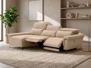 Sofá relax personalizable Daytona fabricado en España por Divani Star. Foto 4