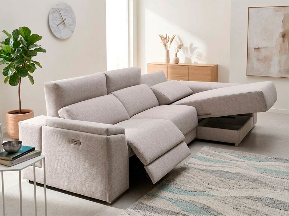 Sofá relax personalizable Telma fabricado en España por Acomodel. Foto 2