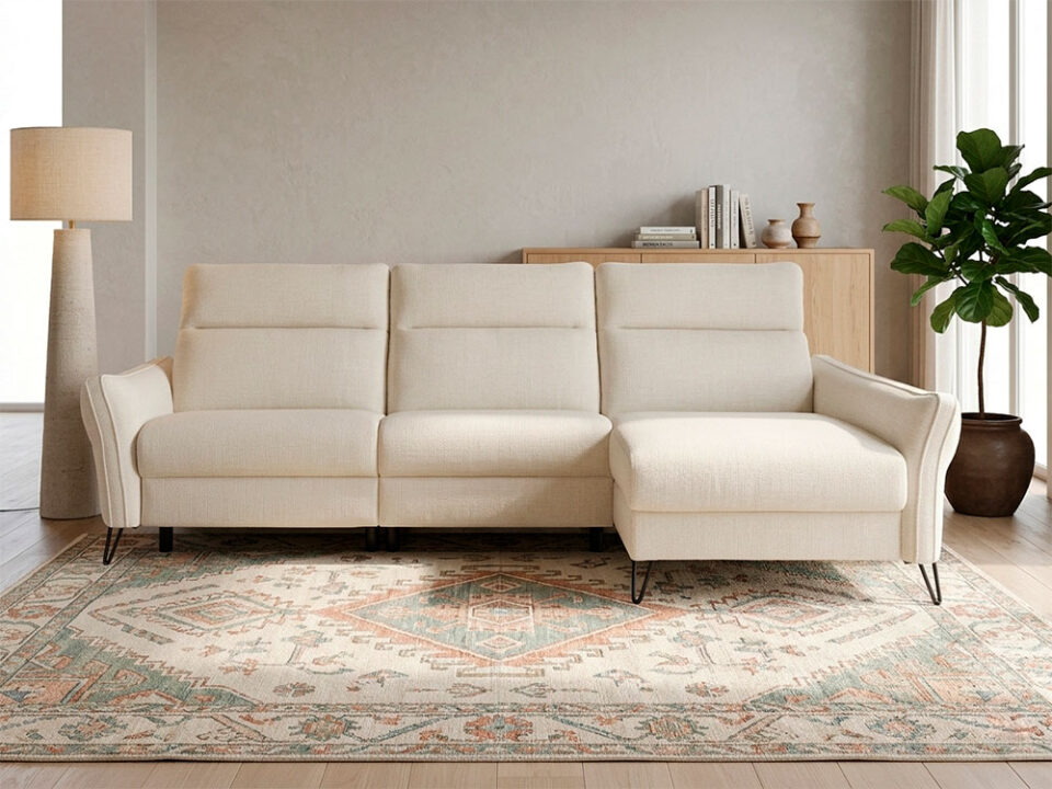 Sofá Relax personalizable Einar fabricado en España por Acomodel. Foto 2