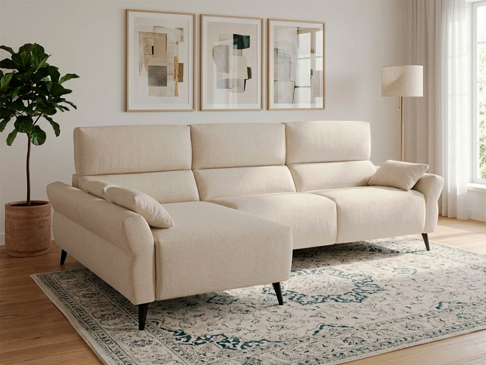 Sofá Relax personalizable Mizar fabricado en España por Acomodel. Foto 2