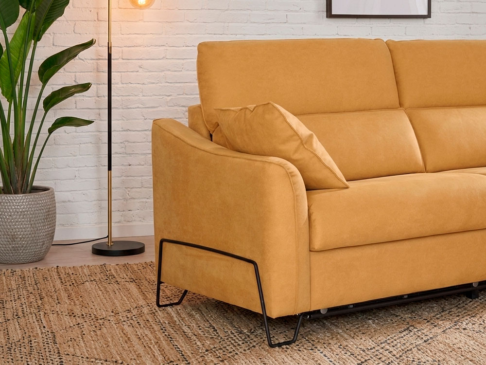 Sofá cama personalizable Adela fabricado en España por Mopal Tapizados. Foto 3