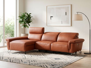 Sofá Relax personalizable Enara fabricado en España por Divani Star.