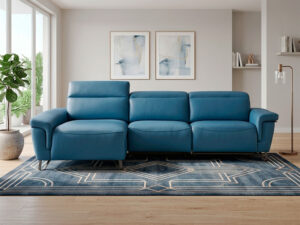 Sofá Relax personalizable Enara fabricado en España por Divani Star. Foto 4