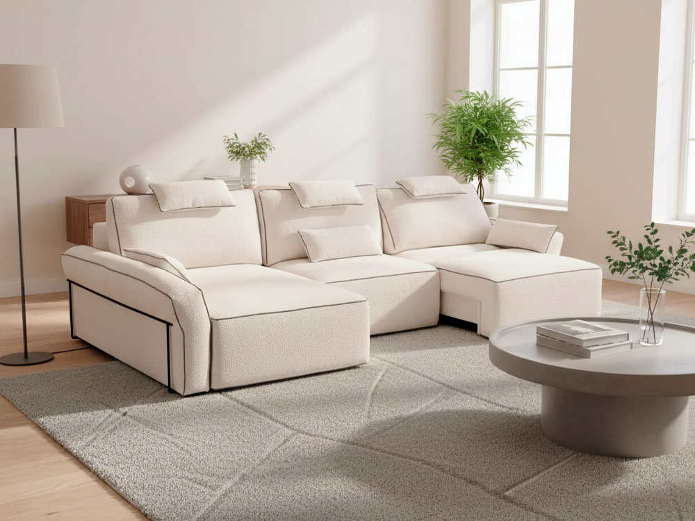 Sofá personalizable Randi fabricado en España por Acomodel.
