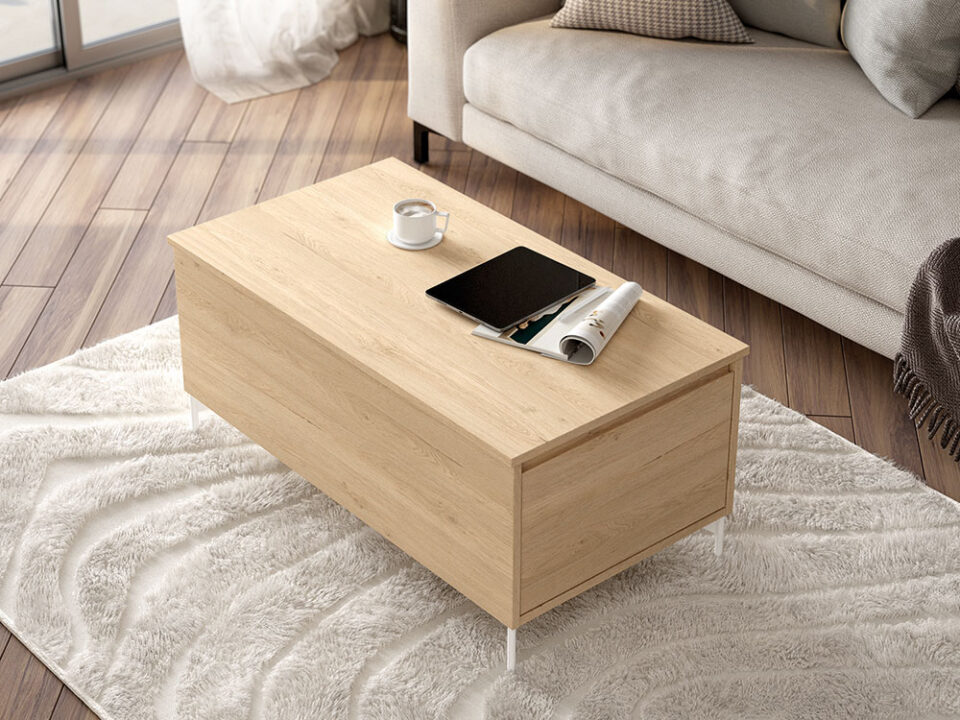 Mesa de Centro Noah 56 fabricado en España por Muebles Azor. Foto 2