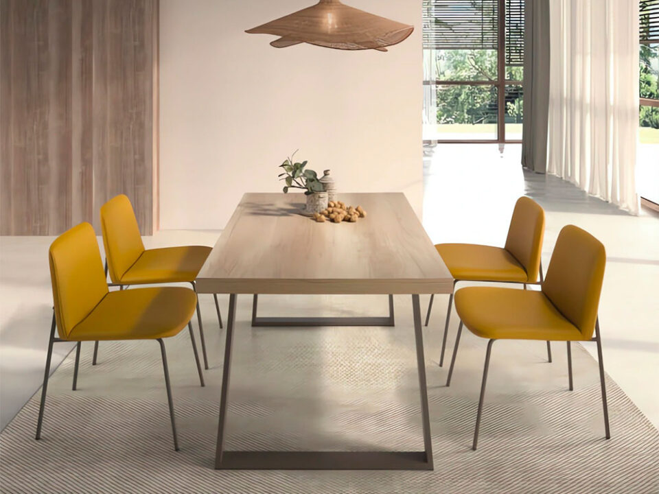 Mesa Comedor Extensible 4022 fabricado en España por Auxiliares Pinald. Foto 2